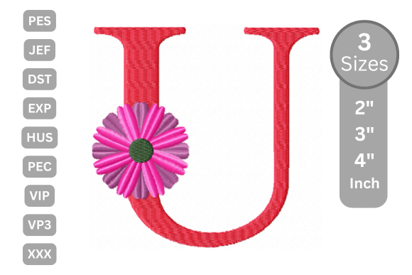 Blossom Alphabet Letter - U: A Floral Monogram Review