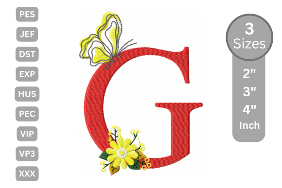 Butterfly Bloom Alphabet - G: A Detailed Look for Etsy Sellers