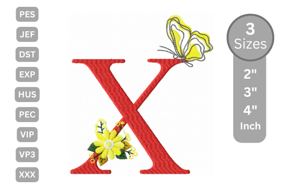 Butterfly Bloom Alphabet - X: A Seasonal Monogram Review