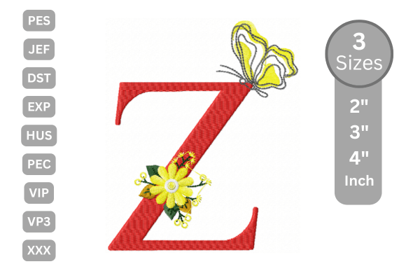 Butterfly Bloom Alphabet - Z Review for Etsy Sellers