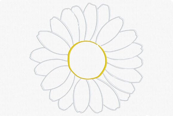 Calligraphy Style Daisy Outline 8x8: A Designer’s Review for Personalized Embroidery