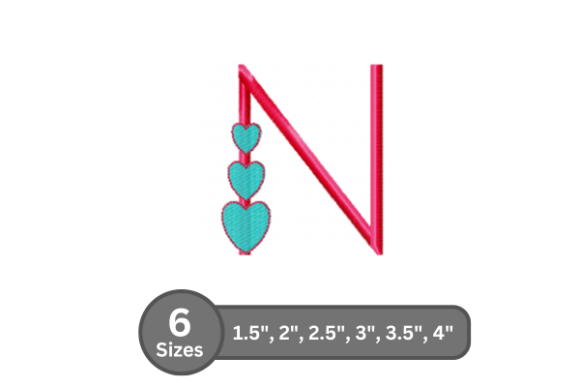 Candy Heart Alphabet -N: A Seasonal Embroidery Designer’s Review