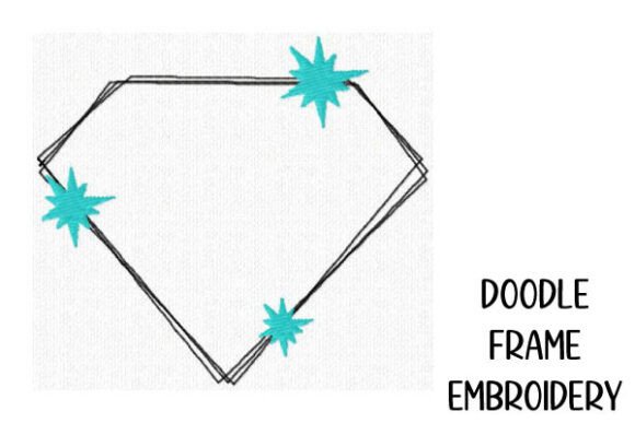 Diamond Doodle Frame: A Craft Fair Embroidery Gem?