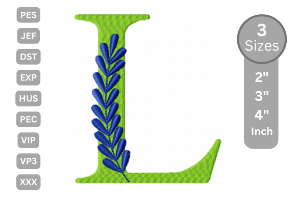 Elegant Floral Alphabet Letter-L: A Designer’s Review for Personalized Gifts
