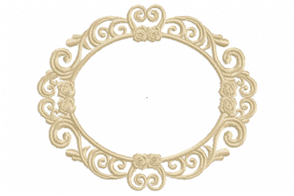 Frame Rose: A Seasonal Embroidery Design with Vintage Charm