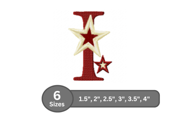 Star Pop Alphabet - I: A Fresh Monogram Choice for Personalized Gifts