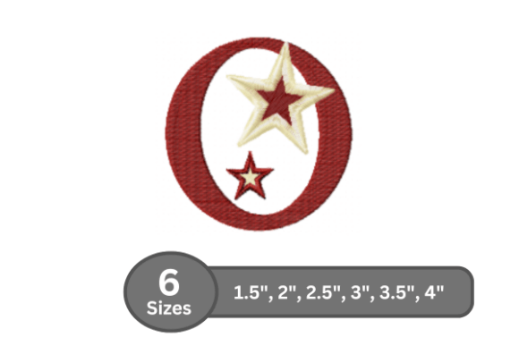 Star Pop Alphabet - O: A Seasonal Embroidery Review for Holiday & Wedding Monogram Use
